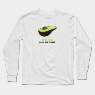 Avocado, Plain and Simple Long Sleeve T-Shirt